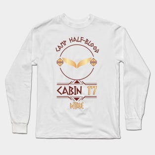 Cabin #17 in Camp Half Blood, Child of Goddess Nike – Percy Jackson inspired design Long Sleeve T-Shirt